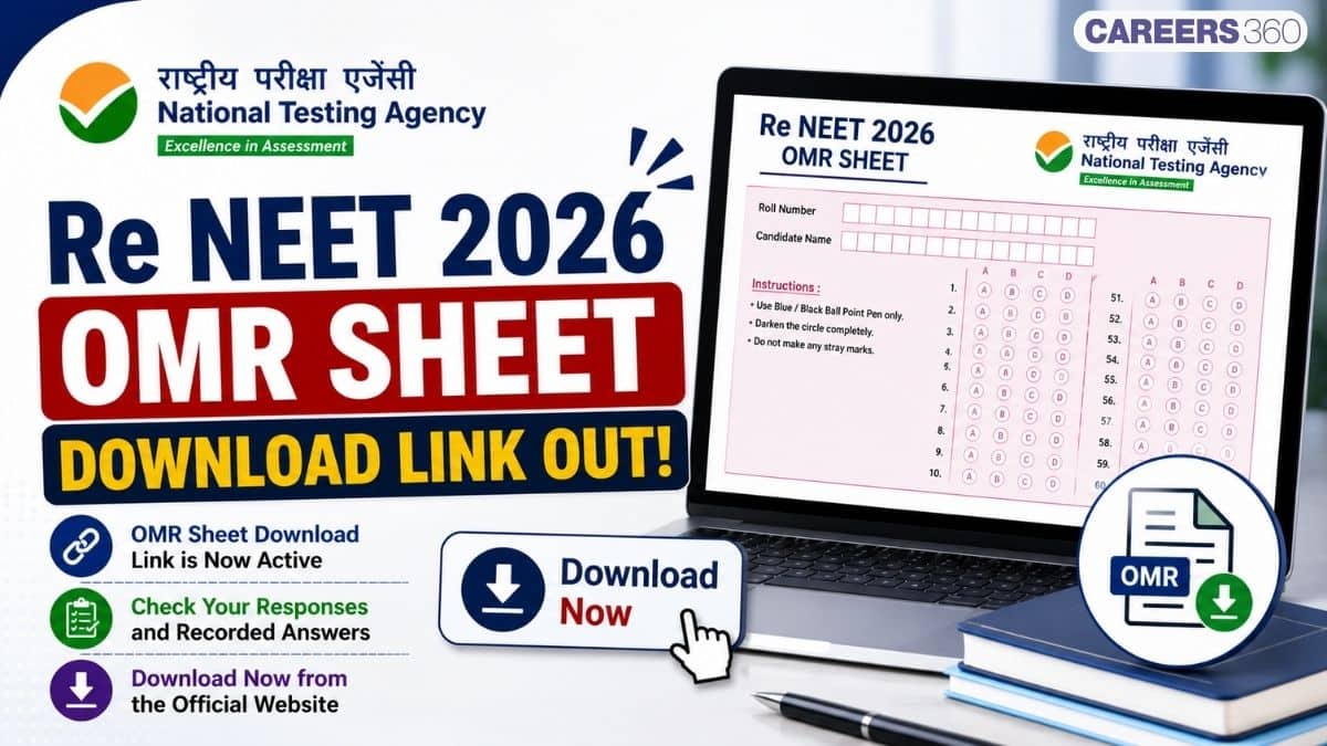 Re NEET 2026 OMR Sheet Download Link Out: Download Response Sheet at neet.nta.nic.in
